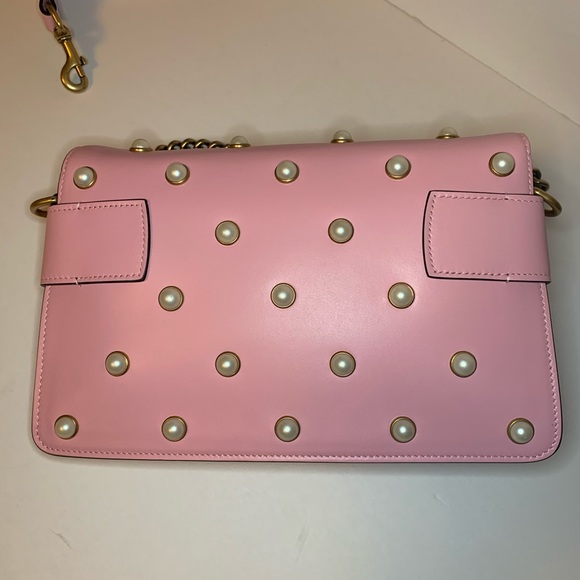 GUCCI Pink Broadway Pearl Handbag - Picture 3 of 8